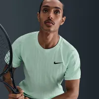 NikeCourt Slam мужские Dri-FIT ADV Tennis Top цвет зеленый