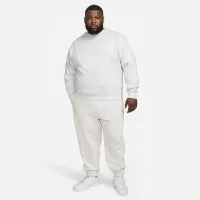Nike Solo Swoosh чоловічі Fleece Crew колір коричневий