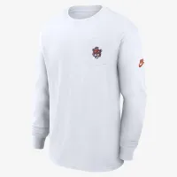 Clemson Tigers Legacy Max90 Pocket мужские Nike College Long-Sleeve футболка цвет белый