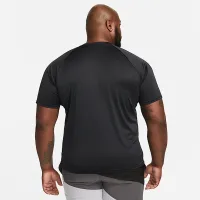 Nike Essential Dri-FIT чоловічі Short-Sleeve Swim Hydroguard (Extended Size) колір чорний