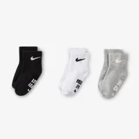 Nike Verbiage Gripper шкарпетки (3 пар) Baby шкарпетки колір білий