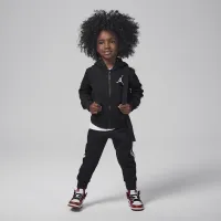 Nike Jordan MJ Flight MVP Toddler Full-Zip Толстовка з капюшоном комплект колір чорний