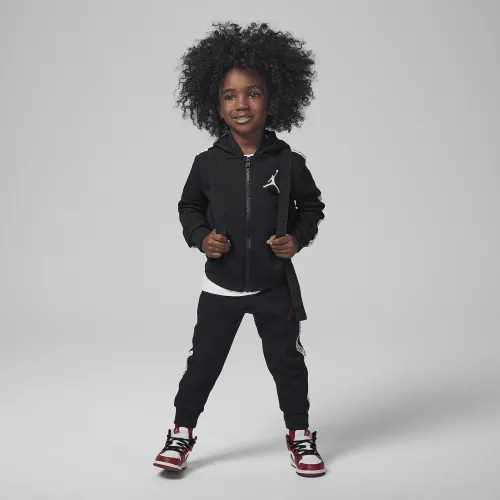Nike Jordan MJ Flight MVP Toddler Full-Zip Толстовка з капюшоном комплект колір чорний