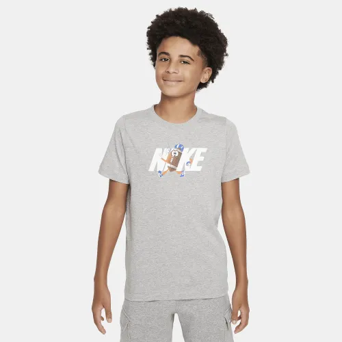 Nike Sportswear Big Kids' T-Shirt Grey