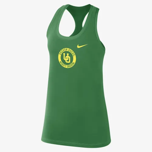 Oregon женская Nike College Tank цвет зеленый
