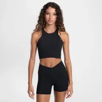 Nike One Twist жіноча Light-Support Lightly Lined High-Neck Sports Bra колір чорний