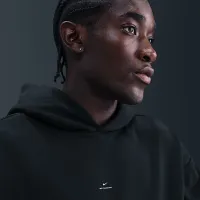 Nike Standard Issue мужские Therma-FIT Brushed баскетбольные Pullover Толстовка с капюшоном цвет черный