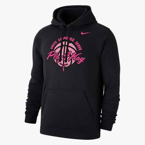 Nike Club мужские баскетбольные Pullover Толстовка с капюшоном цвет черный