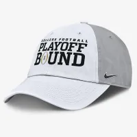 Boise State Broncos 2025 College Football Playoff Bound Club чоловічі Nike College Adjustable Hat колір білий