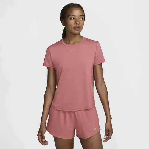 Nike One Classic жіноча Dri-FIT Short-Sleeve Top Pink