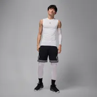 Nike Jordan Sport мужские Dri-FIT Sleeveless Base Layer Tank цвет белый