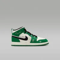 Nike Jordan 1 Mid SE Little дитячі Кросівки колір зелений