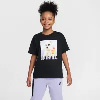 Nike Sportswear Big дитячі (Girls') футболка колір чорний