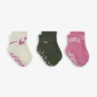 Nike Swoosh Spirit Baby Gripper носки (3 пары) цвет белый