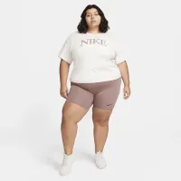 Nike Sportswear Classic женская футболка (большие размеры) цвет коричневый