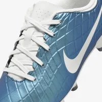 Nike Jr. Tiempo Emerald Legend 10 Academy Little/Big детские MG Low-Top футбольные бутсы цвет зеленый