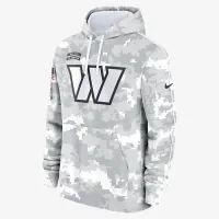 Washington Commanders Salute to Service Primary Edge Club мужские Nike NFL Pullover Толстовка с капюшоном цвет белый