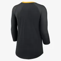 Pittsburgh Steelers женская Nike NFL 3/4-Sleeve футболка цвет черный
