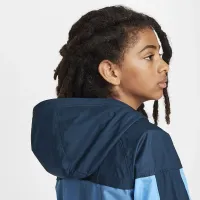 Nike Sportswear Windrunner EasyOn Big детские Repel Куртка синий
