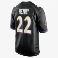 Derrick Henry Baltimore Ravens чоловічі Nike NFL Game Jersey колір чорний