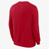 Georgia Bulldogs Legacy Classic Arch Over Logo чоловічі Nike College Pullover Crew колір червоний