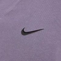 Nike Sportswear Phoenix Fleece жіноча оверсайз Cropped V-Neck Top (великі розміри) колір фіолетовий