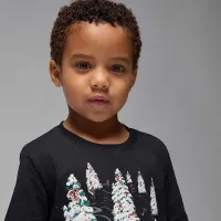 Nike Jordan Little детские Winterland футболка цвет черный