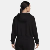 Nike Sportswear Club Fleece женская оверсайз Cropped Толстовка с капюшоном цвет черный