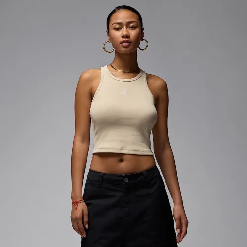 Nike Jordan Essentials жіноча Tank колір коричневий