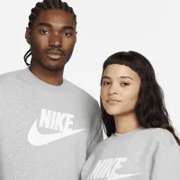 Nike Sportswear Club Fleece чоловічі Graphic Crew колір сірий