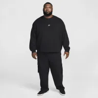 Nike SB Fleece Skate Crew колір чорний