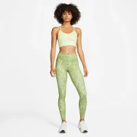 Nike One женская Mid-Rise тренировочные лосины цвет зеленый