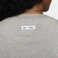 Nike Sportswear жіноча оверсайз Long-Sleeve Top колір сірий