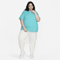 Nike Sportswear Essential жіноча футболка (великі розміри) колір зелений