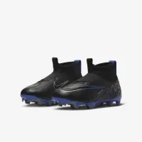 Nike Jr. Mercurial Superfly 9 Academy Little/Big дитячі Multi-Ground High-Top футбольні бутси колір чорний