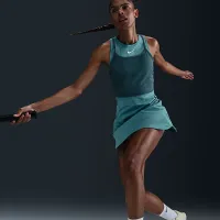 NikeCourt Slam женская Dri-FIT Tennis Костюм цвет зеленый