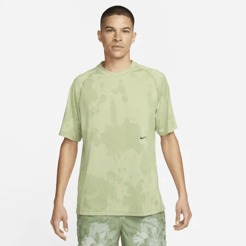 Nike Dri-FIT ADV A.P.S. чоловічі Engineeколір червоний Short-Sleeve Fitness Top колір зелений