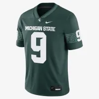 Michigan State Spartans чоловічі Nike Dri-FIT College Game Jersey колір зелений