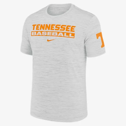 Tennessee Volunteers Velocity Baseball Wordmark Stack чоловічі Nike Dri-FIT College футболка колір білий