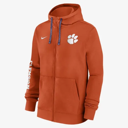 Clemson Tigers Sideline Team Issue чоловічі Nike College Full-Zip Толстовка з капюшоном Orange