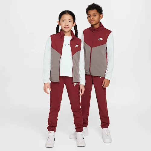 Nike Sportswear Big дитячі Tracksuit колір червоний