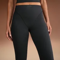 NikeSKIMS Matte женская С высокой Талией V-Panel Straight лосины цвет черный