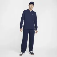 Nike Club чоловічі Long-Sleeve Henley блакитний