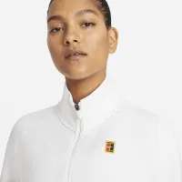 NikeCourt женская Full-Zip Tennis Куртка цвет белый
