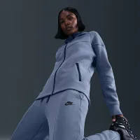 Nike Sportswear Tech Fleece жіноча Mid-Rise Joggers блакитний