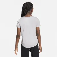 Nike Dri-FIT Big дитячі (Girls') тренувальні футболка колір сірий