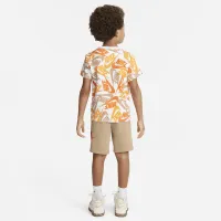 Nike Sportswear Little детские Futura Toss Shorts Set Brown