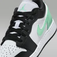 Nike Air Jordan 1 Low Big детские Кроссовки цвет белый
