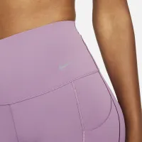 Nike Universa жіноча Medium-Support З високою талією 7/8 лосіни з кишенямиколір фіолетовий