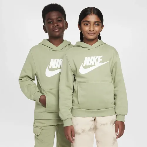 Nike Sportswear Club Fleece Big дитячі Толстовка з капюшоном колір зелений